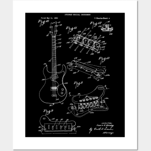 Bass Guitar Rock Band Music Musician Jazz Posters and Art